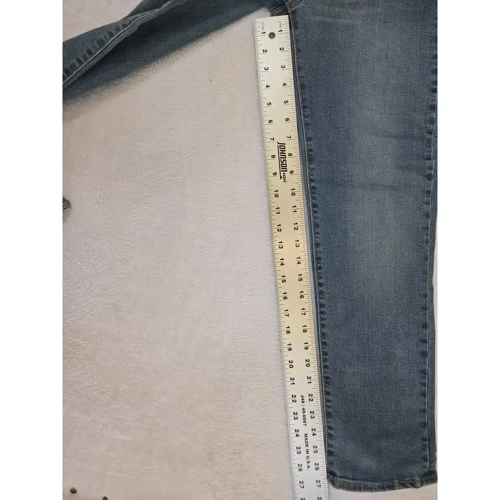 Old Navy Karate Jeans Boys 12 Blue Stretch Denim Adjustable Waist NWOT